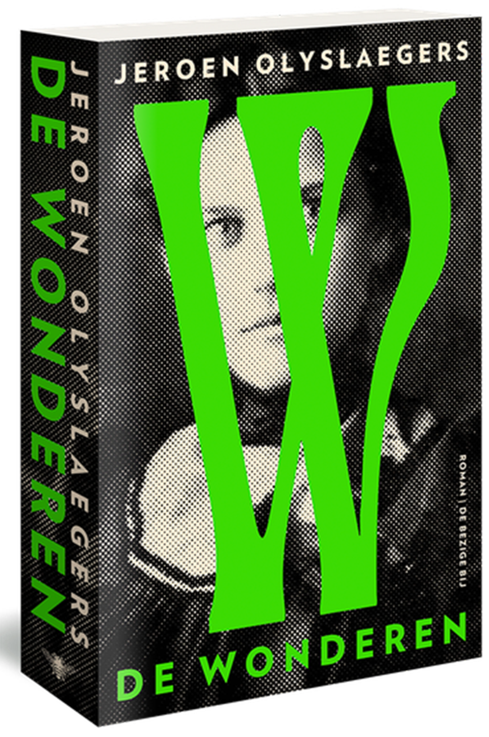 Boekenkaft De Wonderen van schrijver Jeroen Olyslaegers.