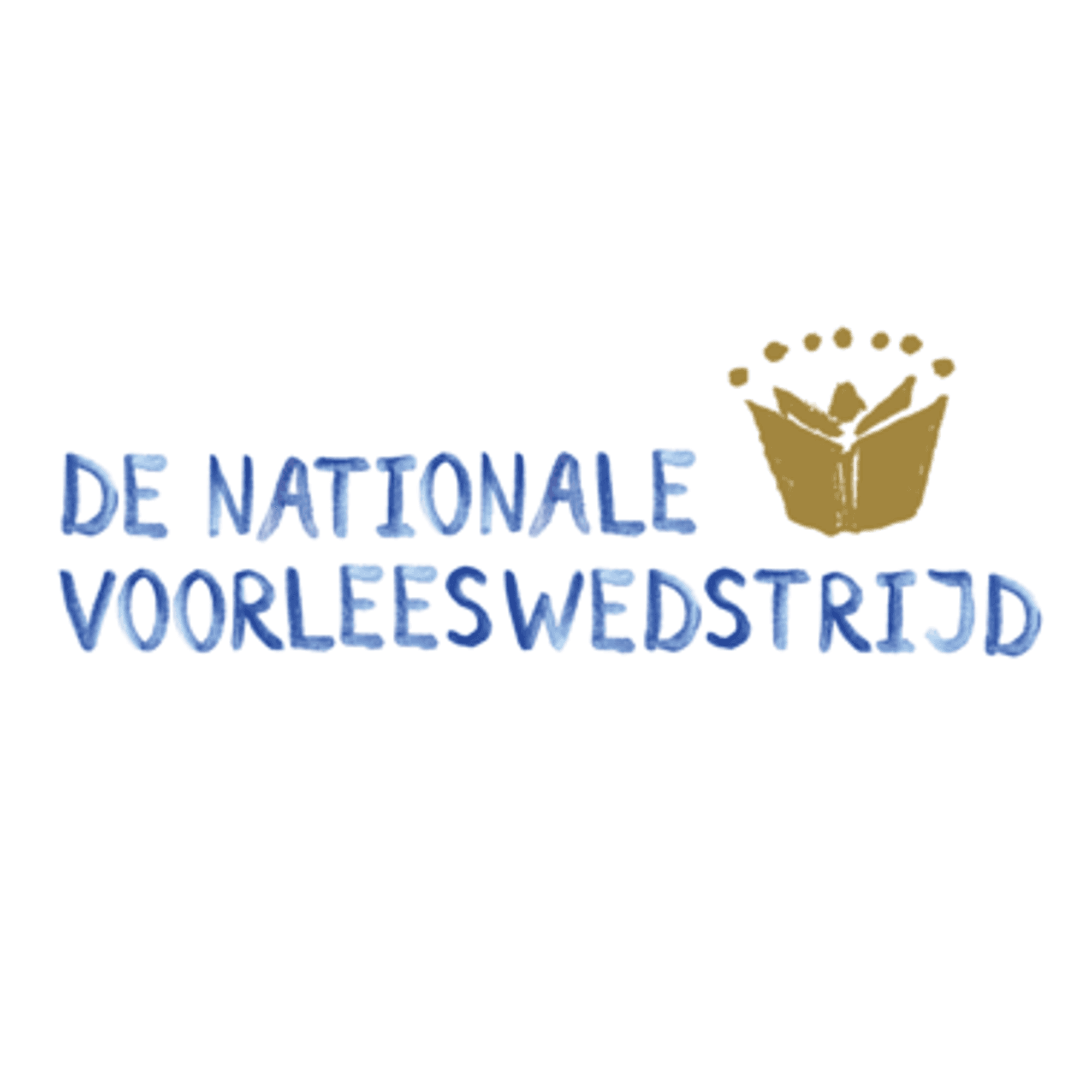 Logo van De Nationale Voorleeswedstrijd 