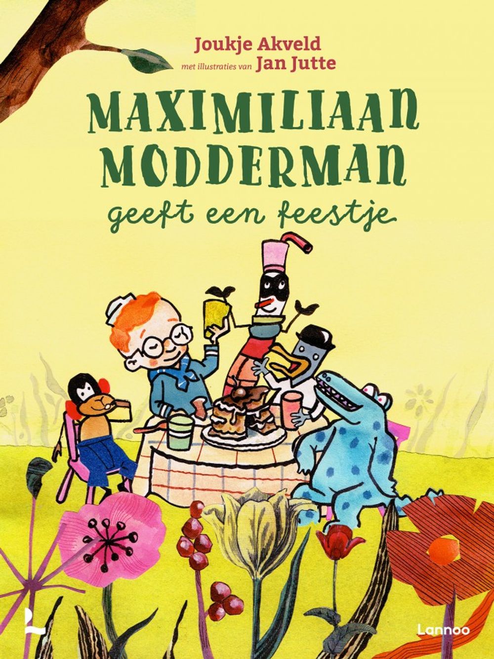 SCHUNCK Prentenboek: Maximiliaan Modderman geeft een feestje