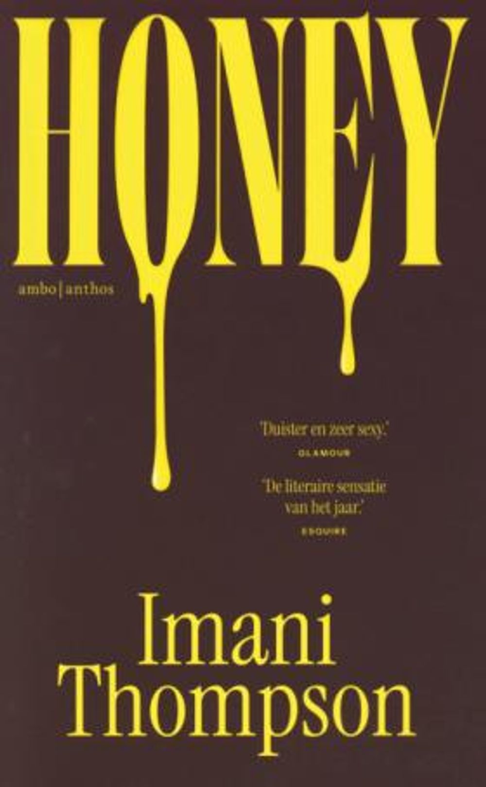 Boekcover 'Honey' van Imami Thompson