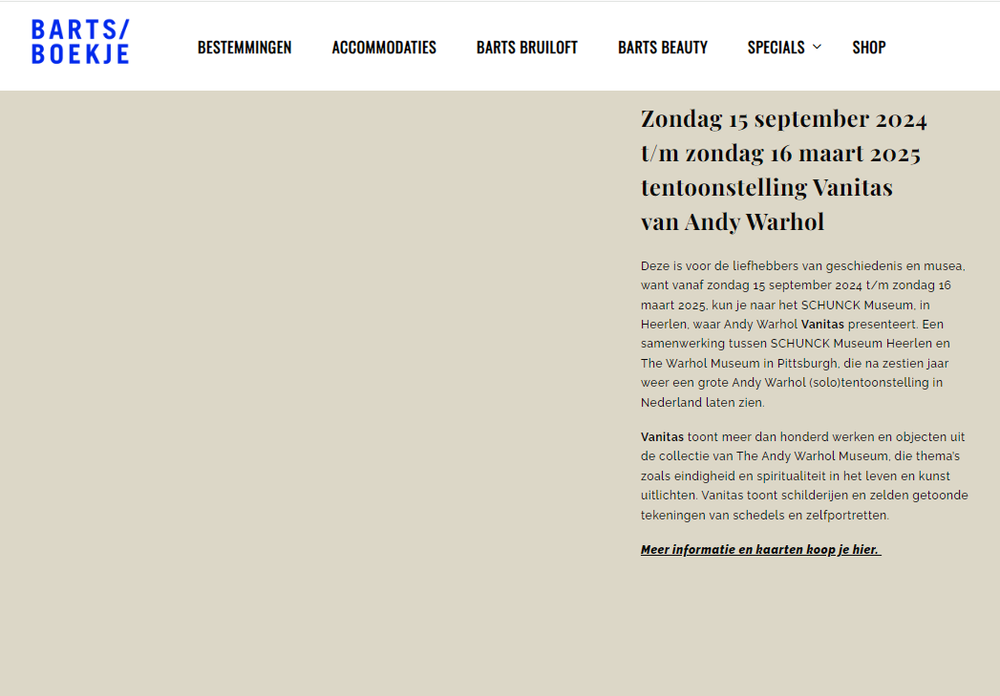 Schermafbeelding SCHUNCK Andy Warhol - Barts Boekje.