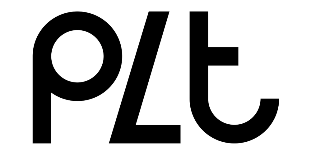 Logo van PLT in Heerlen. 