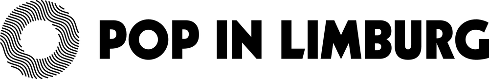 Logo Pop in Limburg zwart z.achtergrond