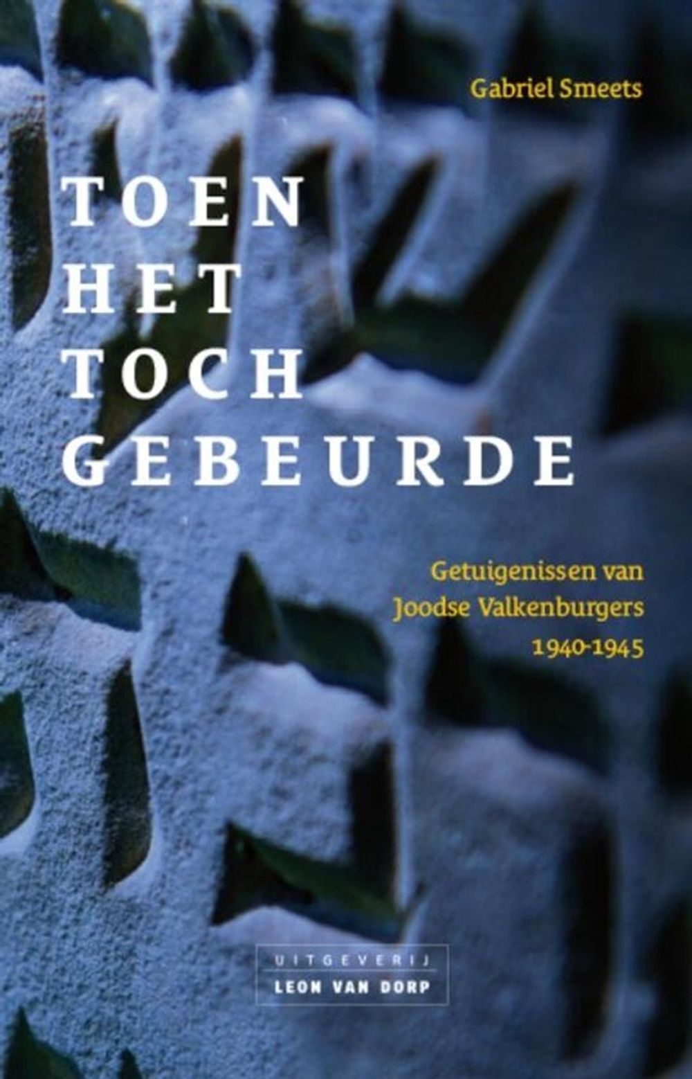 Boekomslag van 'Toen het toch gebeurde' van Gabriël Smeets