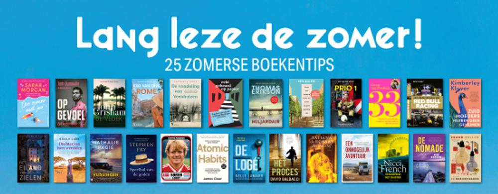 Banner Lang Leze De Zomer 25 Zomerse Boekentips SCHUNCK