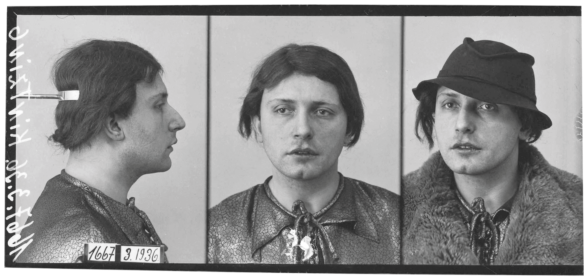 Gerechtelijke Identiteitsfoto Van Fritz Kitzing in 1936 © Coll. Landesarchiv Berlin