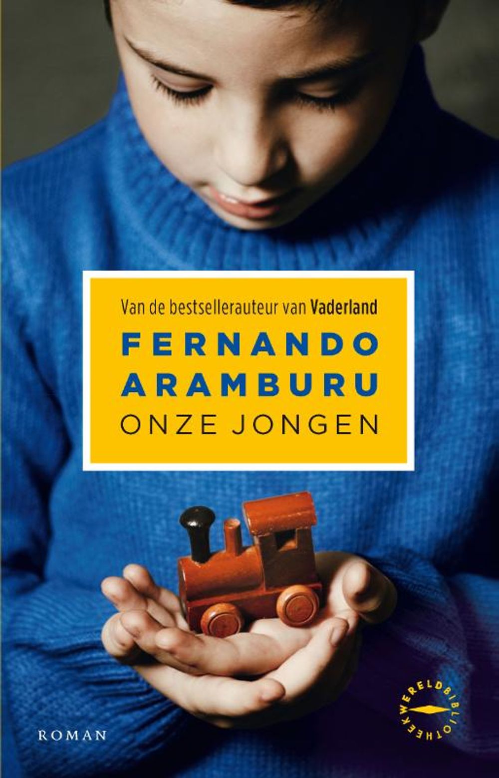 Boekenkaft Onze jongen van schrijver Fernando Aramburu.