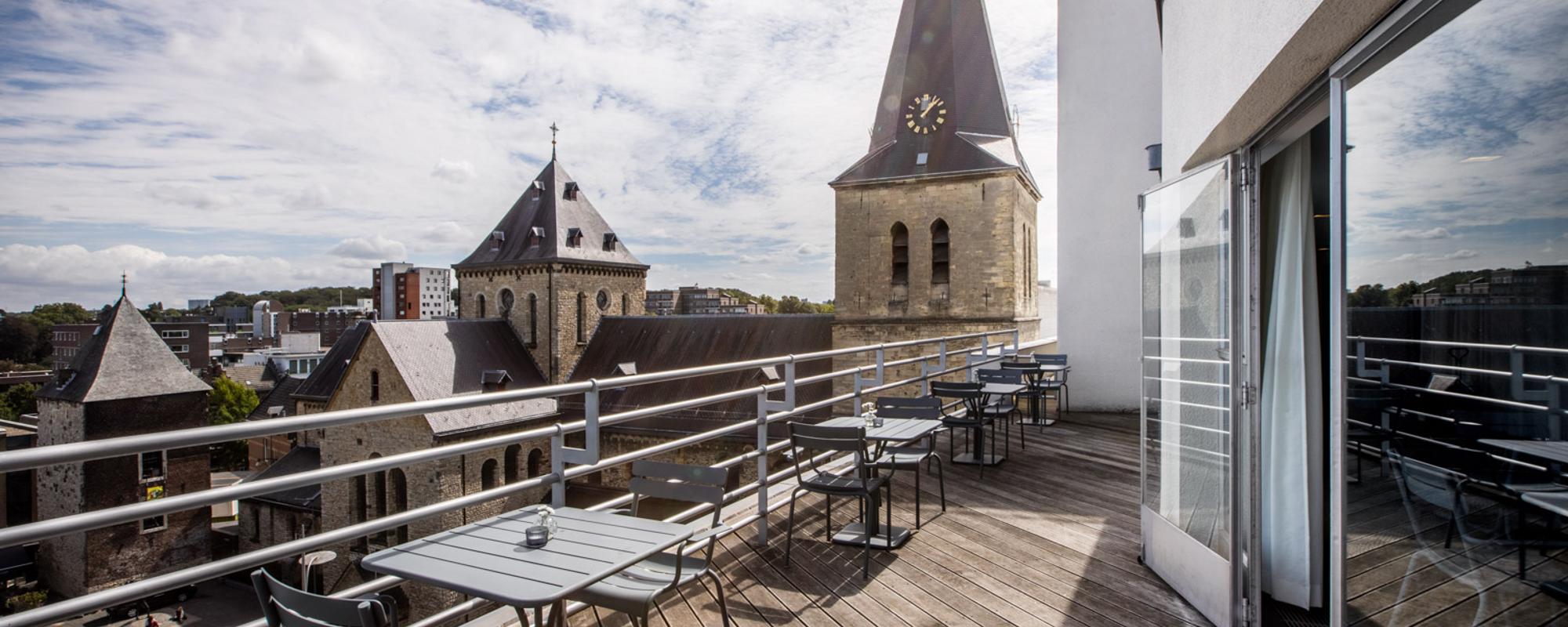 SCHUNCK Auditorium, eventlocatie, terras, Heerlen