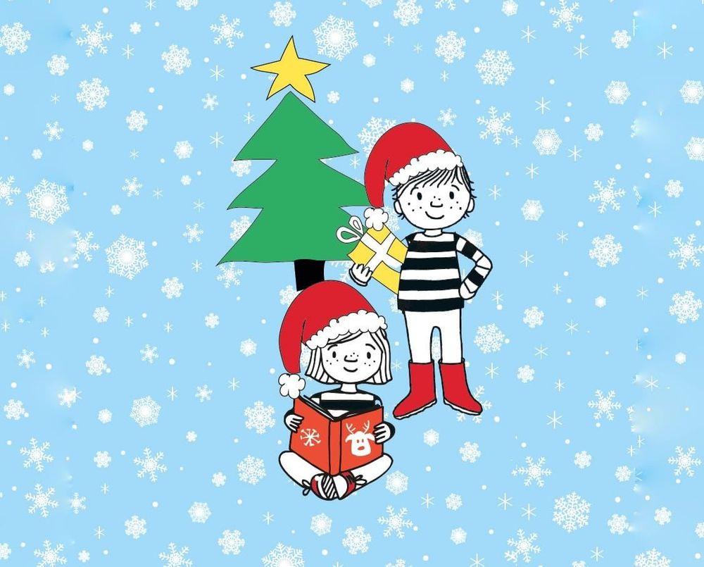 SCHUNCK Kerstkleurplaat Boekboefje 2021