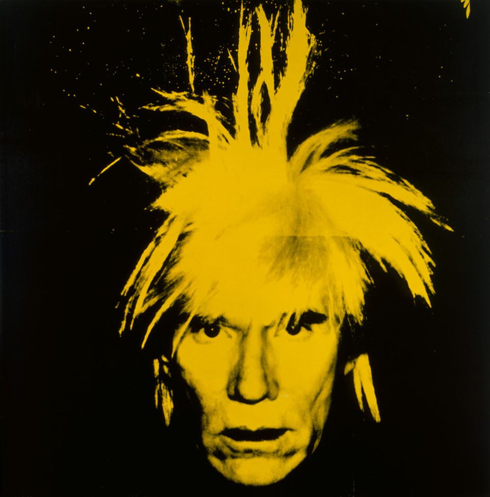 Andy Warhol Self Portrait 1986, zeefdruk.
