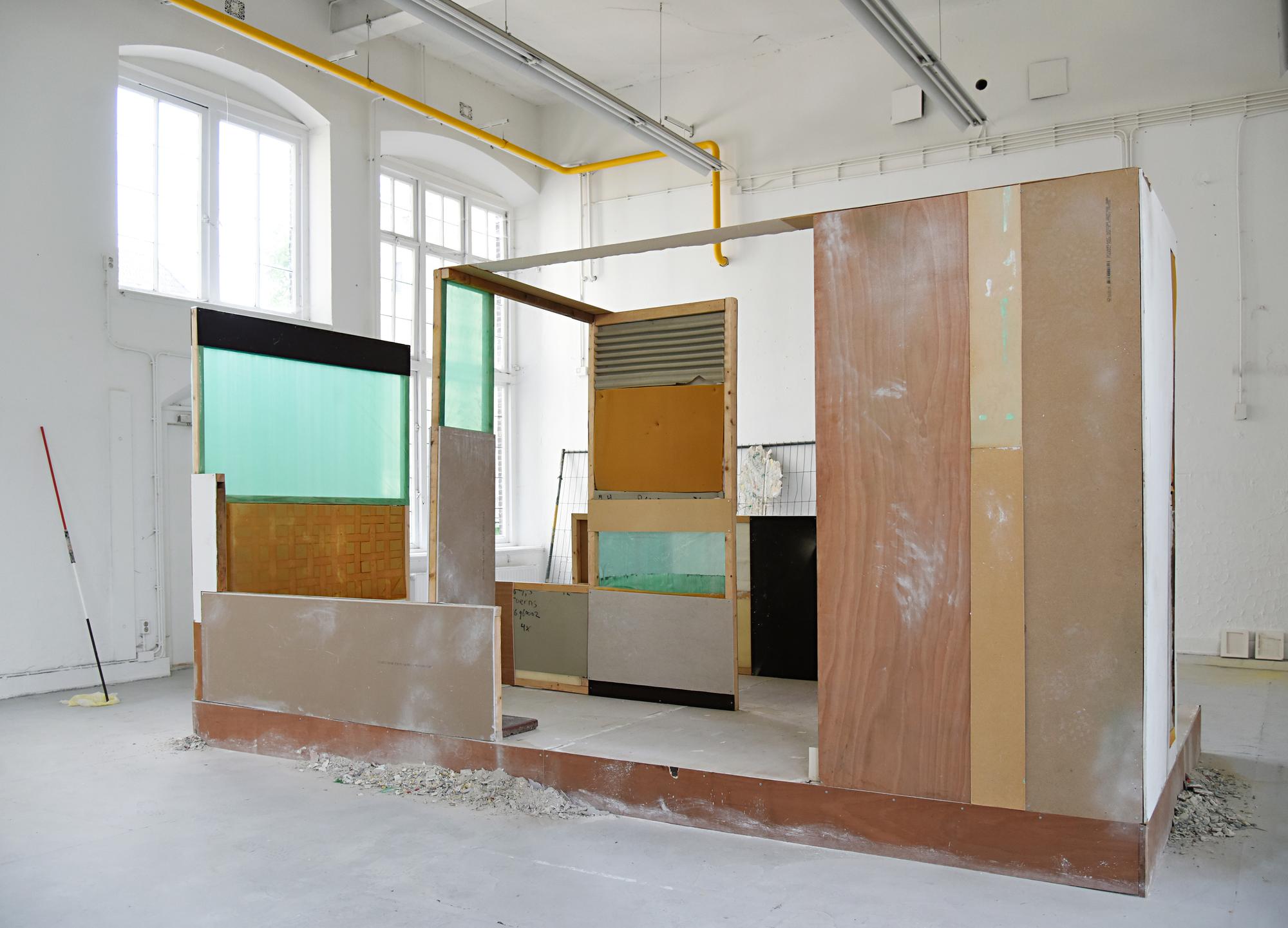 Installatie Lizzie Veldkamp 'Desire Paths'.