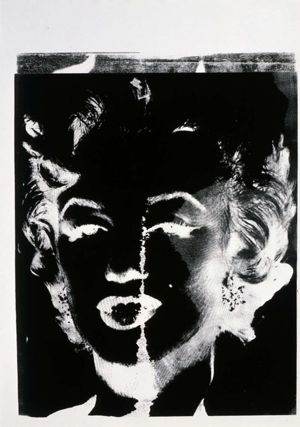 Andy Warhol Vanitas tentoonstelling bij SCHUNCK in Heerlen. Zeefdruk van Marilyn Monroe. 