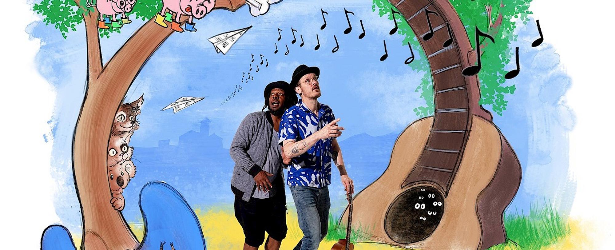 SCHUNCK Muziek en Dans Kindermuziekweek SlodDe & Vos - credits Patrick Deen